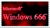 windows 666 screen in a box