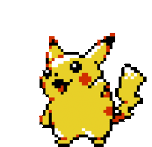 pikachu waving his paws