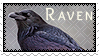 raven in a box like stamp container