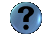 question mark spinning bubble